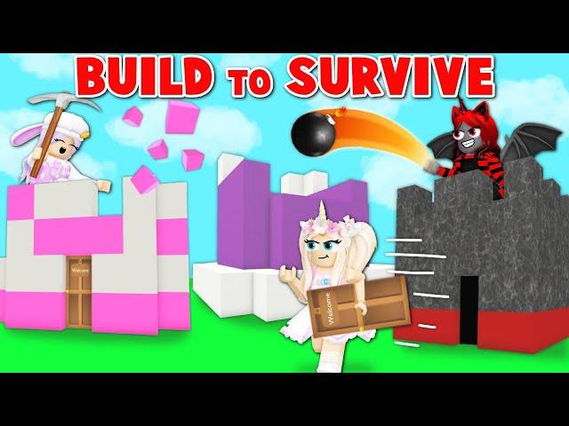 Build to Survive with SANNA & CUTIE! | Roblox