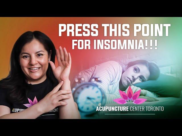 Press this Point for Insomnia