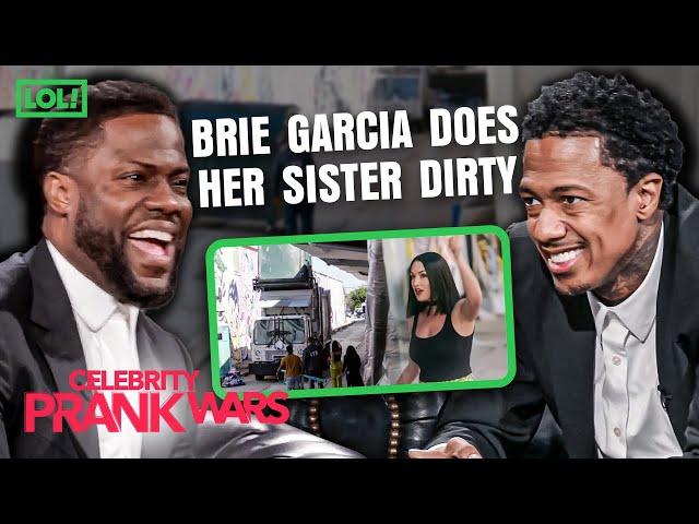 Brie Garcia Does Her Sister Dirty | Celebrity Prank Wars | LOL! Network