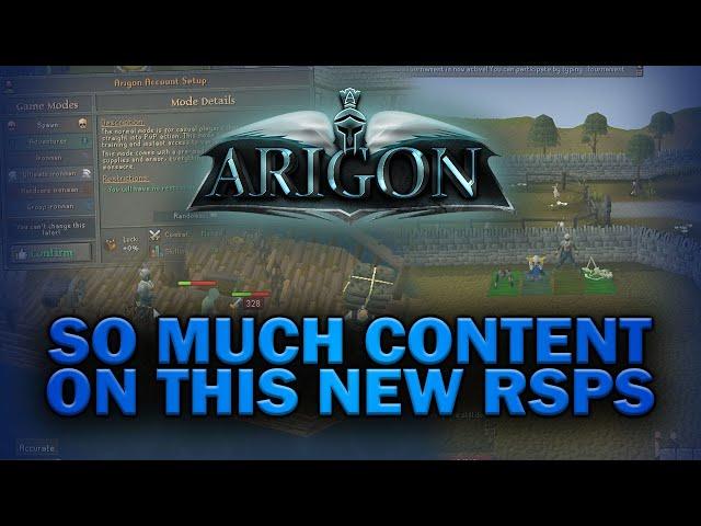 This NEW RSPS has so much content! *Server showcase* + Giveaway [Arigon RSPS]