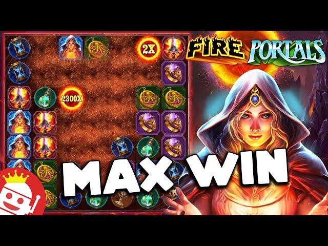  INCREDIBLE FIRE PORTALS MAX WIN!  NEW PRAGMATIC PLAY SLOT!