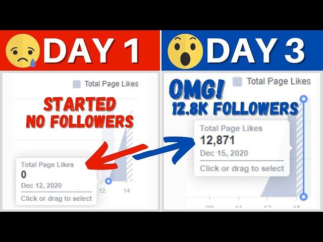 I Grew a New Facebook Page To 15K Followers in 3 Days!