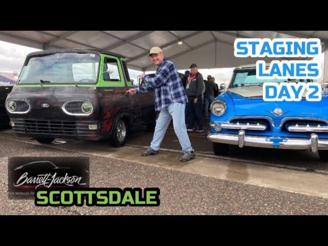 YOU NEED TO SEE THESE CARS - Staging Lanes at Barrett-Jackson Auction in Scottsdale Arizona