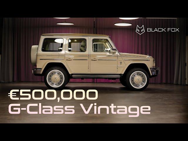 €500,000 G-Class Vintage by Carlex Design | Presented by Black Fox Motors