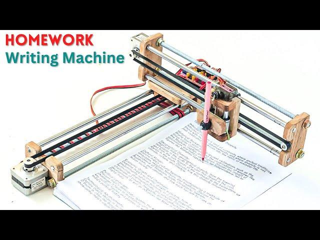How To Make Homework Writing Machine | Arduino Uno Project