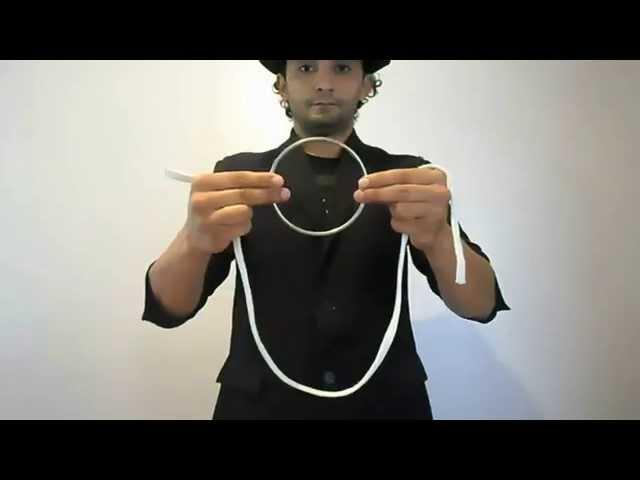 Rope Through Chinese Ring Trick | TUTORIAL