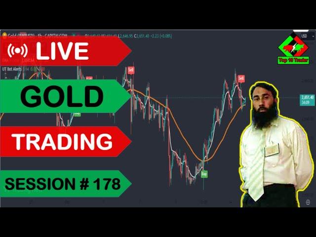 XAUUSD Live trading session 178/ XAUUSD Technical Analysis | #top10trader