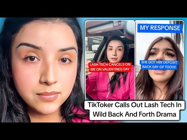 TikToker Calls Out Lash Tech In Viral Back & Forth Drama