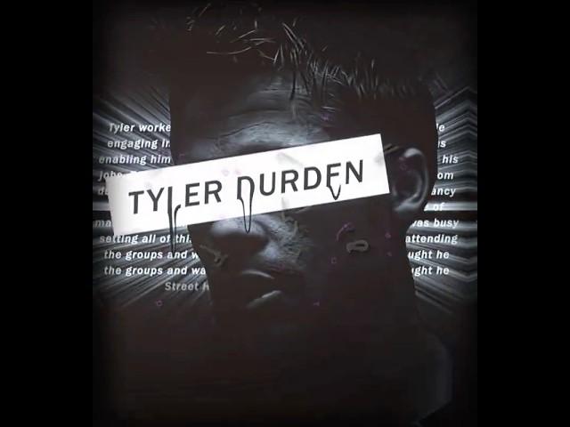 Humpty Dumpty was right... - Tyler Durden Edit ("Fight Club)" | Miguel Angeles - Forgotten Child