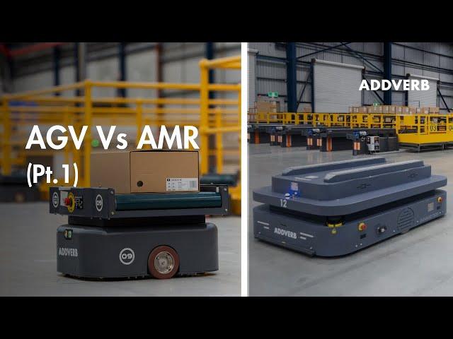 AGV vs AMR for Warehouse Automation | Robotic Solution | Addverb