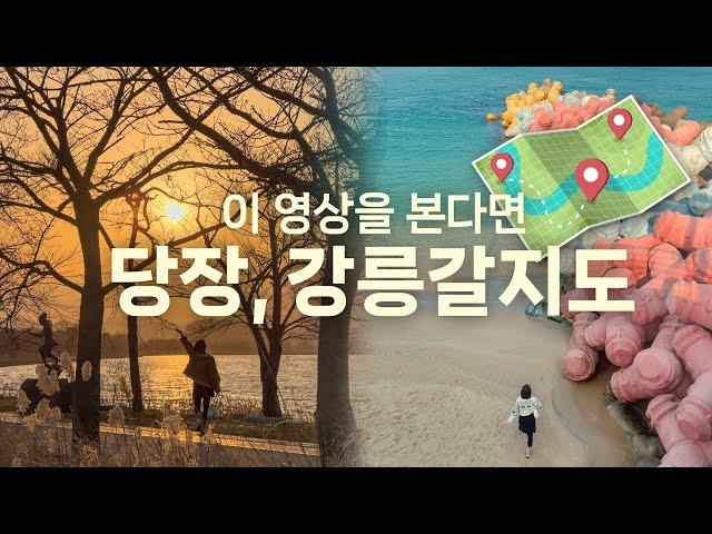 강릉 1박 2일 여행 지도 공유, 누구랑 가도 전부 만족할 감성 여행 코스! (강릉 맛집, 강릉 카페, 가성비 숙소, 감성 명소)