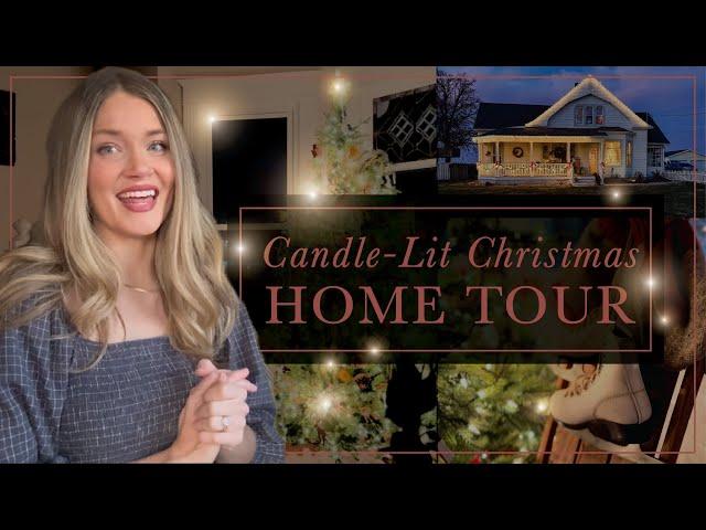 Quiet Countryside Candle-Lit Christmas Home Tour