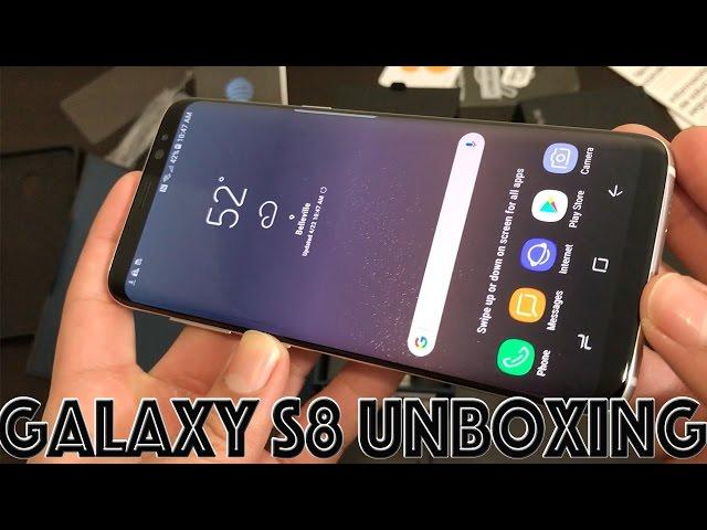 Samsung Galaxy S8 Unboxing & First Look Arctic Silver