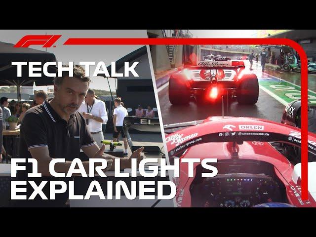 F1 Car Lights Explained | F1TV Tech Talk | Crypto.com