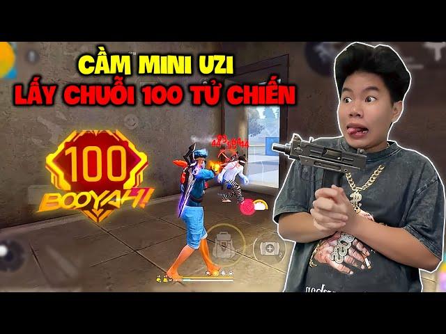 Joi FF Thử Thách Cầm MiNi Uzi Lấy Chuỗi 100 Tử Chiến ️