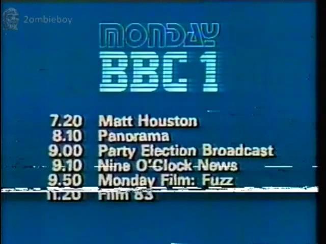 BBC1 Continuity 22-5-1983 (VHS Capture)