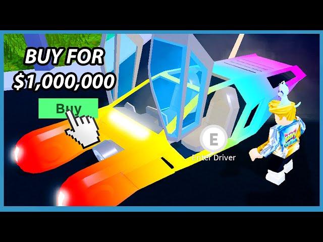 Buying The $1,000,000 Flying Car In Roblox Jailbreak