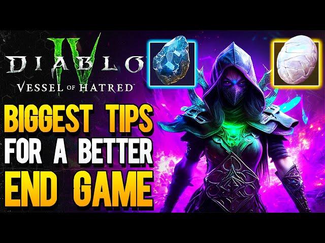 Diablo 4 - Don't Ruin Your End Game! Step By Step Tips To Power Boost After Level 60!