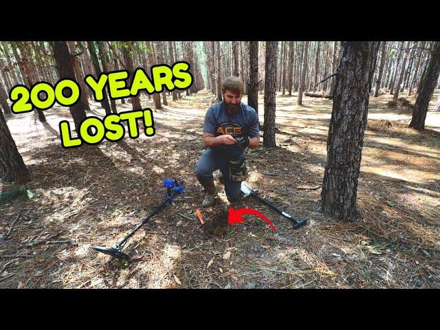 BURIED 200 years! Lost Plantation Home site found while Metal Detecting!