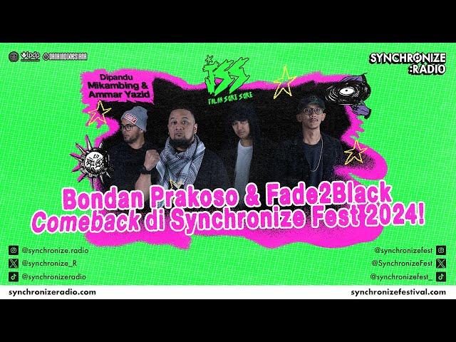 Bondan Prakoso & Fade2Black Comeback di Synchronize Fest 2024!