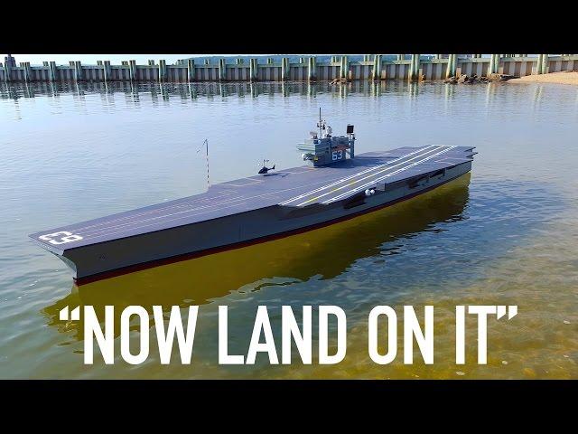 R/C Planes Land on R/C Aircraft Carrier