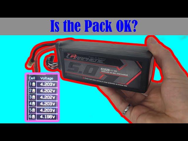 This RC LiPo Battery Fakes Great Health but it's the opposite of Healthy