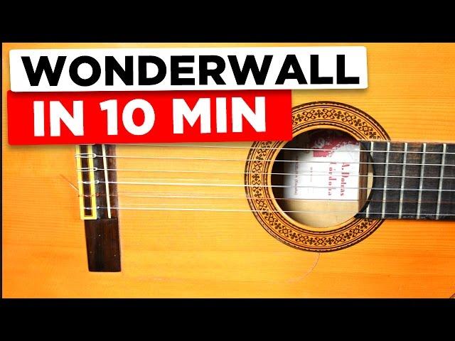 Gitarre lernen für Anfänger - Wonderwall - einfach erklärt