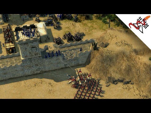 Stronghold Crusader 2 - Connor vs SergiuHellDragoonHQ | Multiplayer Gameplay