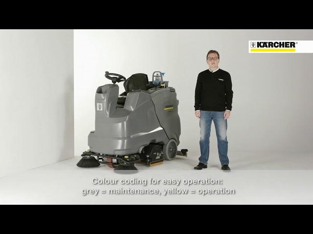 Karcher B150R Ride On Scrubber Dryer