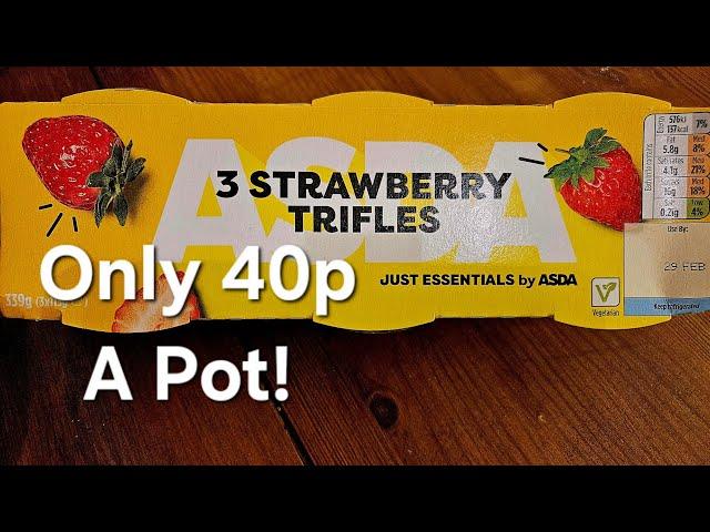 Asda Essential Week | Strawberry Trifle | Food Review