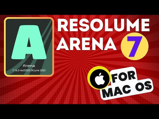 Install Resolume Arena 7 for Apple Mac OS - M1 M2 M3 | VJ - DJ Projection mapping Easy Guide