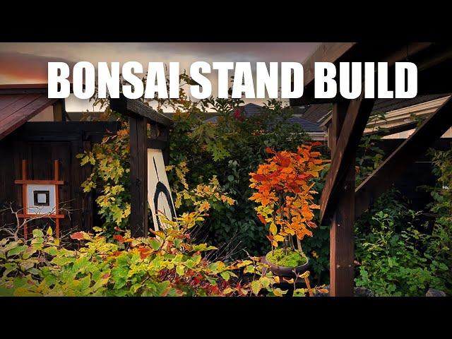 How To Build a Bonsai Bench/Stand