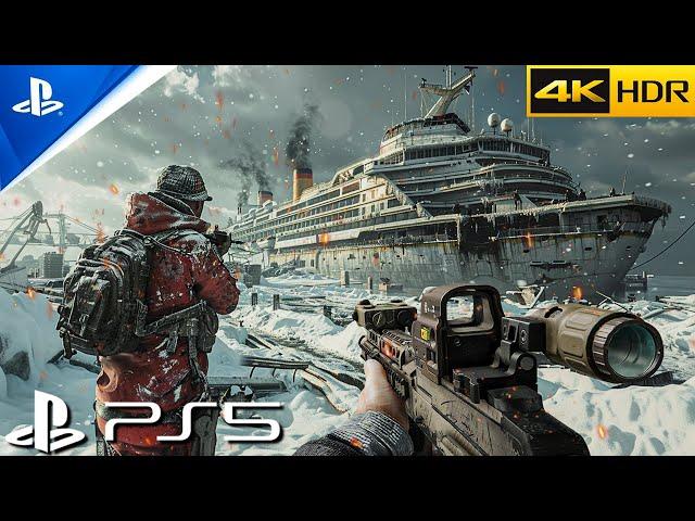 FROZEN CRUISE SHIP (PS5) Immersive ULTRA Graphics Gameplay [4K60FPS] World War Z