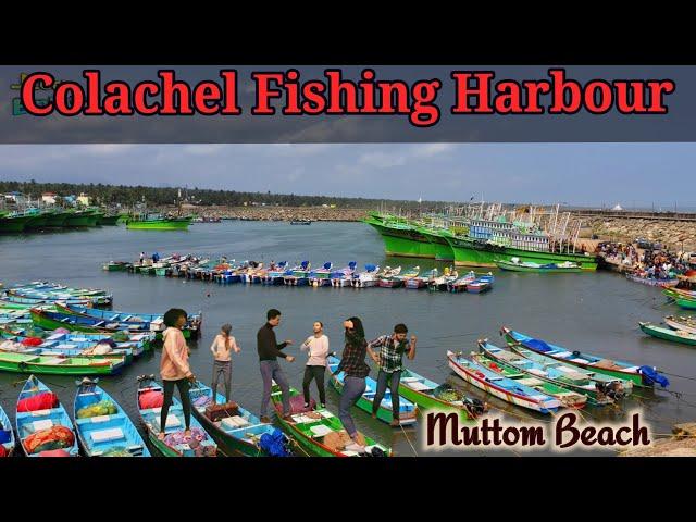 Amazing Colachel Fishing Harbour and Muttom Beach in India | 4K UHD