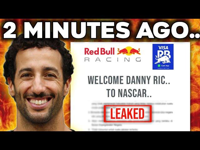 HUGE NEWS for Daniel Ricciardo Just LEAKED! Red Bull Boss BOLD statement | F1 News