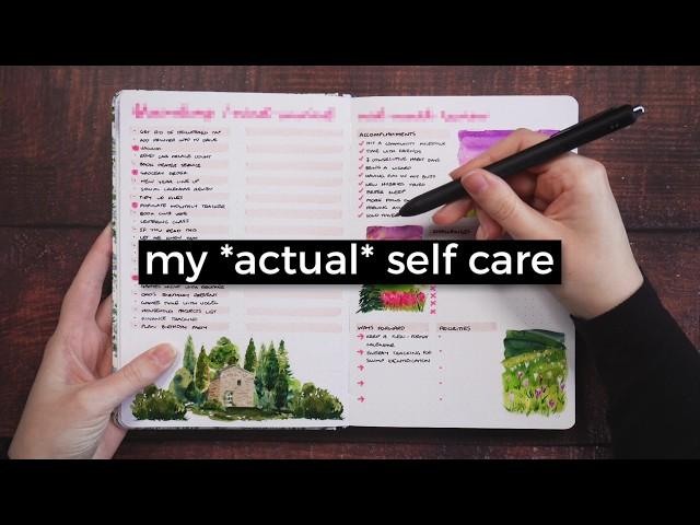 4 Self Care Bullet Journal Layouts That Actually Work 