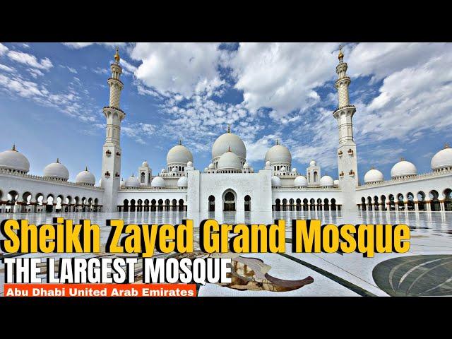 Sheikh Zayed Grand Mosque ASMR Full Walking Tour