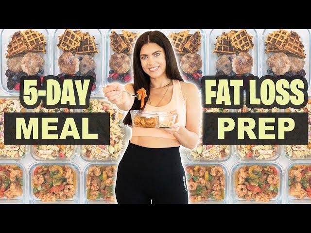 SUPER EASY 1 WEEK MEAL PREP FOR WEIGHT LOSS | Healthy Recipes for Weight Loss