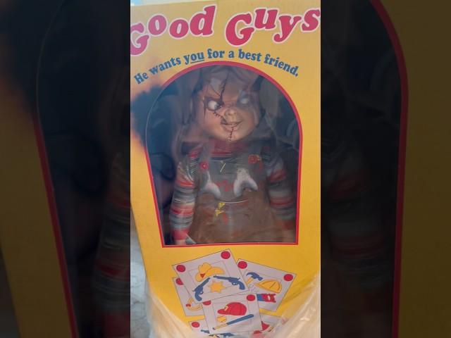 ITS FINALLY HERE!! BRIDE OF CHUCKY - 1:1 REPLICA - CHUCKY DOLL BY @neca #NECA #BRIDEOFCHUCKY #2024