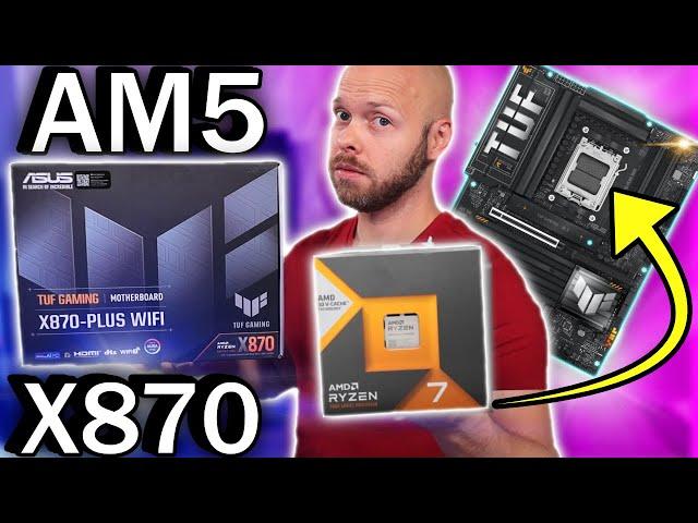 NEW AM5 Motherboards Are Here | Asus TUF Gaming X870 Plus WIFI