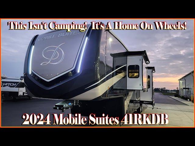 A Home On Wheels! 2024 Mobile Suites 41RKDB Luxury Rear Kitchen Fifth Wheel At Couchs RV Nation