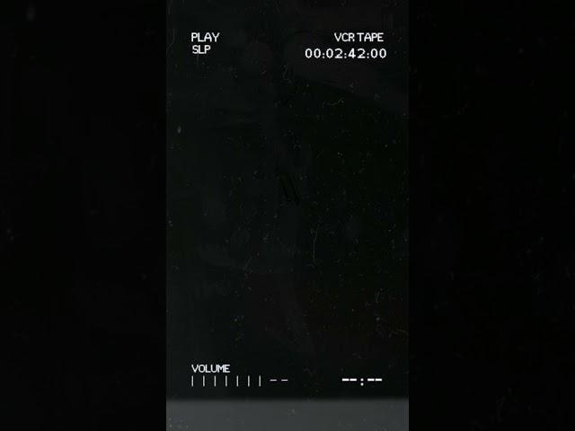 Vertical 4K VHS overlay effect tape playing #shorts | Snowman digital