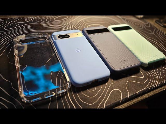 Pixel 8a Case Rapid Review! Spigen, Crave, Tudia and Google!