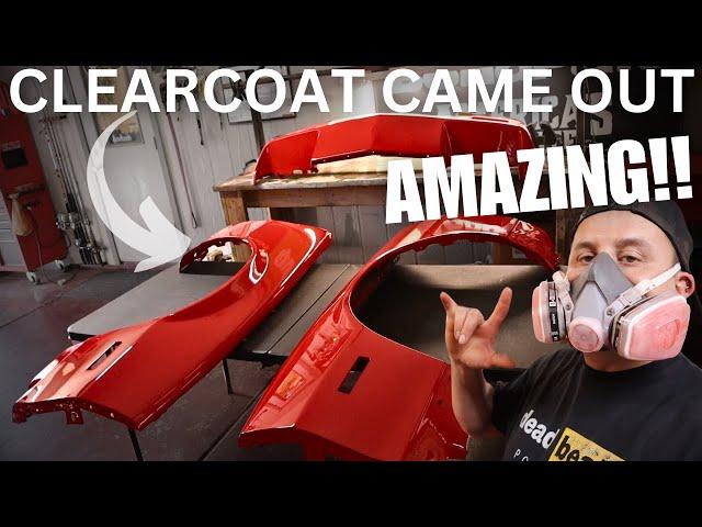 CLEAR COAT TIME! Painting my 3rd Gen Camaro at Home!