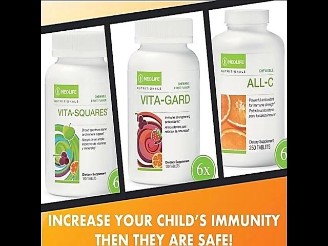 VITA SQUARES, VITA GUARD  & CHEWABLE ALL C - INCREASE YOUR CHILD'S IMMUNITY