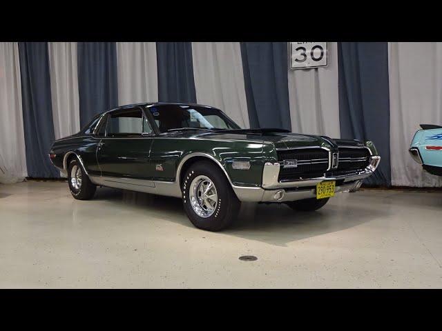 1968 Mercury Cougar XR7 GTE in Green & 7 Litre 428 CJ Engine Sound My Car Story with Lou Costabile