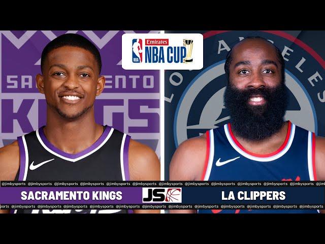 Sacramento Kings Vs LA Clippers | NBA Live Play-By-Play Scoreboard 2024