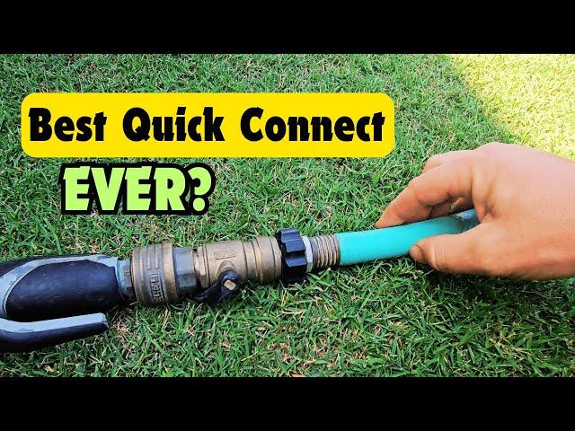 The Best Hose Quick Connect Fittings + 4 Indispensable Lawn Tools