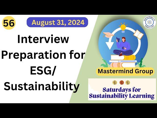 Interview Preparation for ESG/Sustainability Roles