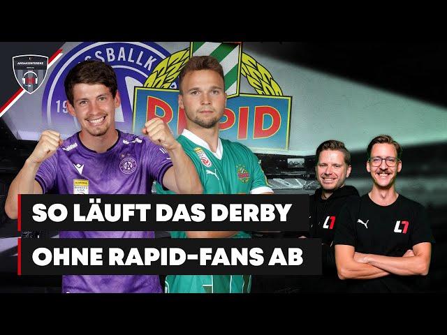 So läuft das Derby ohne Rapid-Fans ab I #Ansakonferenz